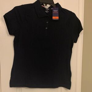 Navy Blue women’s m Polo style Shirt